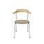 HIROSHIMA ARM CHAIR STACKING UPHOLSTERED SEAT / ヒロシマ アームチェアスタッキング 張座 ( マルニ木工 / maruni )