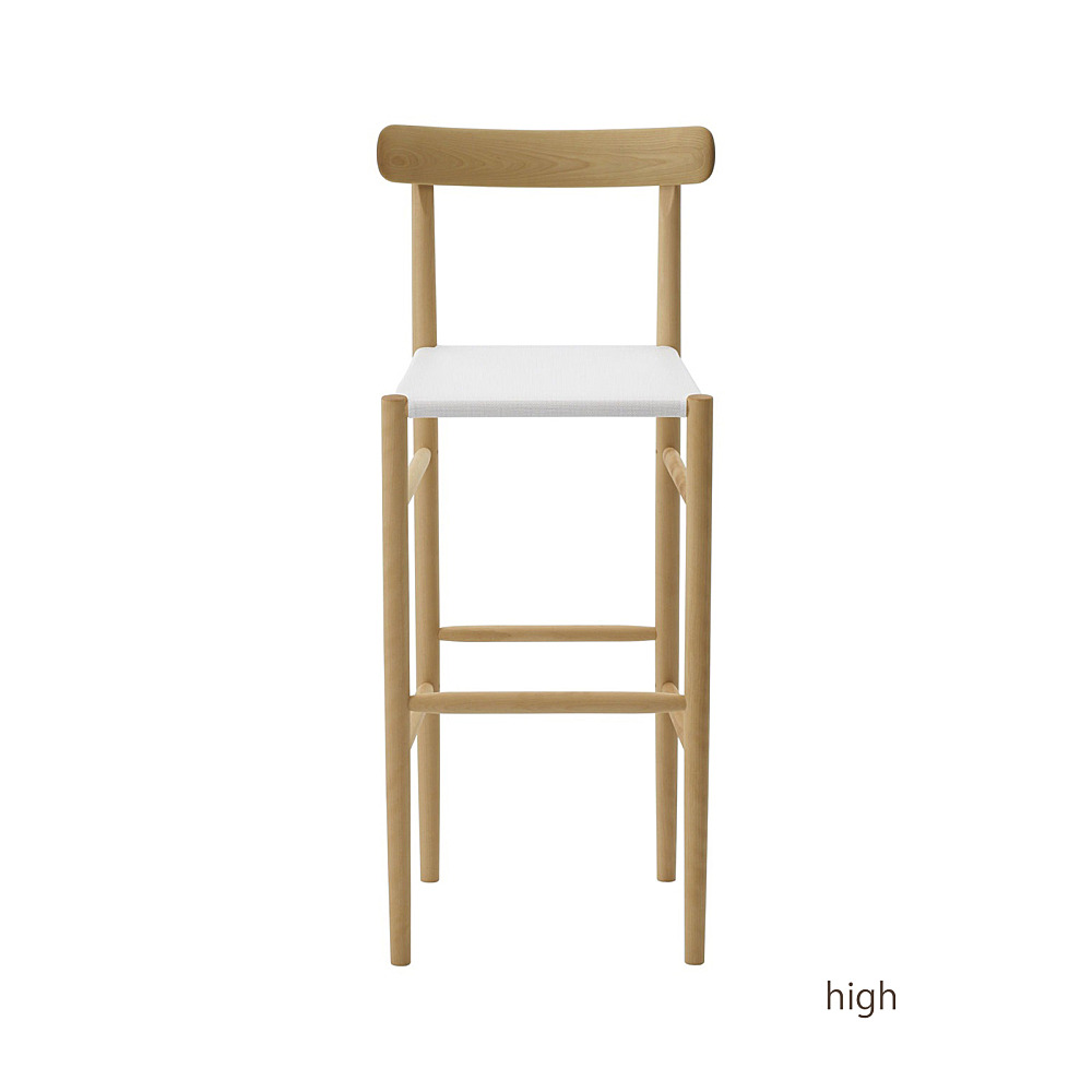 LIGHTWOOD BAR STOOL MID/HIGH MESH SEAT｜マルニ木工｜コンフォートQ