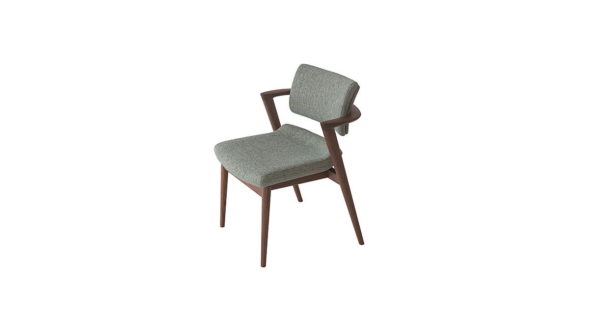 SEOTO-EX SEMI ARM CHAIR UPHOLSTERED SEAT｜飛騨産業