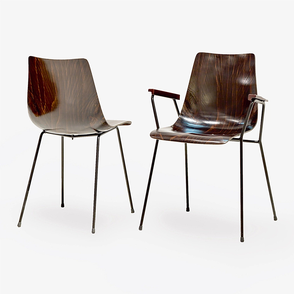 【美品】リーンロゼダイニングチェア（No.2) ligne roset/リーンロゼ 「ロゼチルコ」ダイニングチェア 2脚