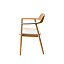 HIROSHIMA ARM CHAIR UPHOLSTERED SEAT / ヒロシマ アームチェア　張座 ( マルニ木工 / maruni )