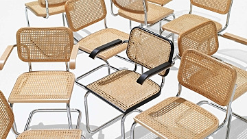 CESCA CHAIR｜チェスカチェアラタンとスチールが織りなす美しい調和