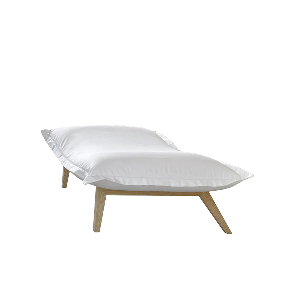 ROSETCALIN1 STEEL/WOOD POUF｜リーン・ロゼ｜コンフォートQ｜阪急