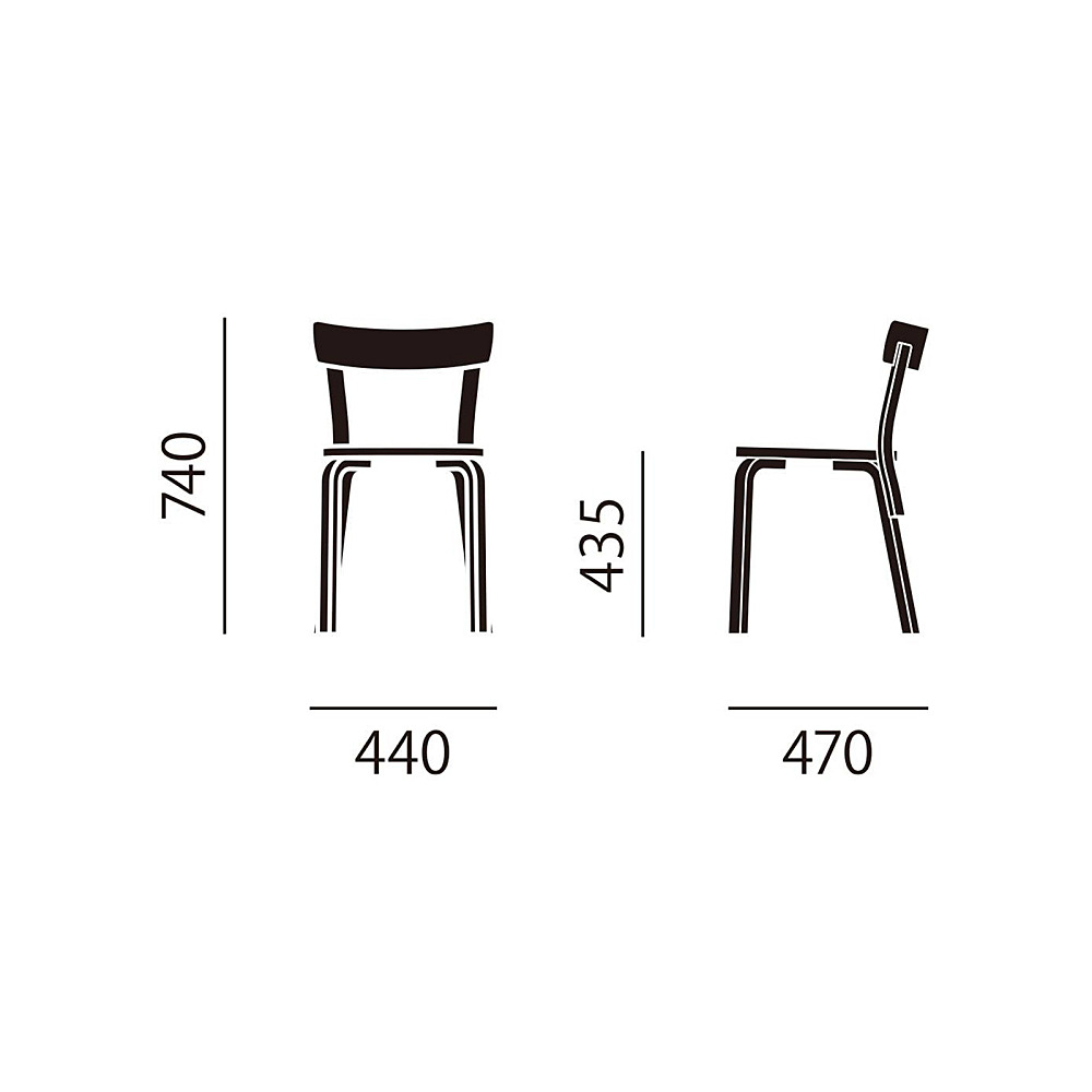 69 CHAIR｜アルテック｜コンフォートQ｜阪急百貨店のインテリアショップ
