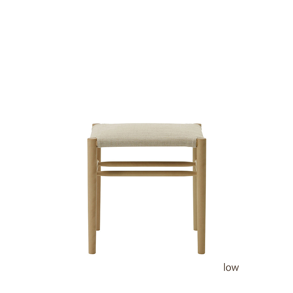 LIGHTWOOD STOOL LOW/MID/HIGH UPHOLSTERED SEAT｜マルニ木工