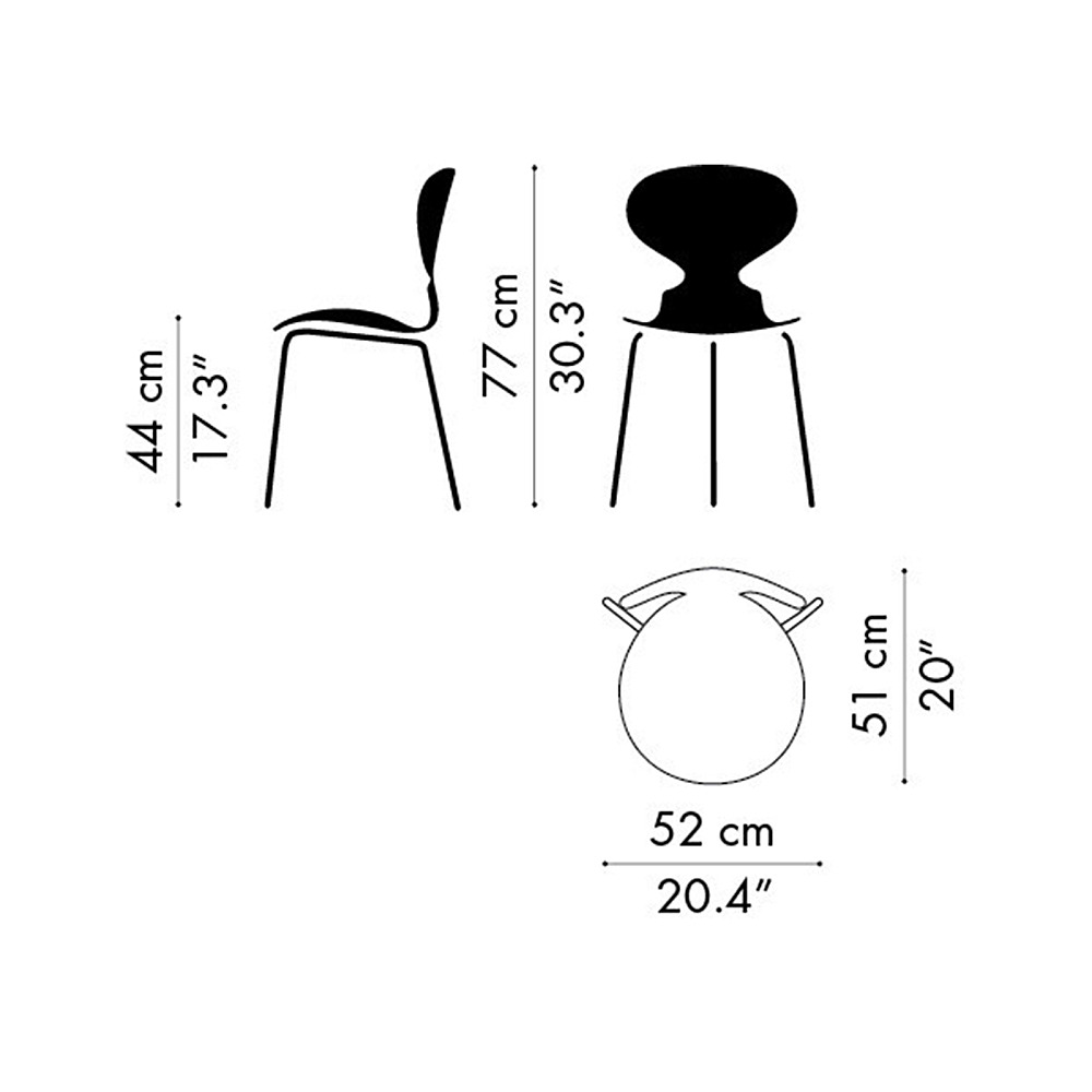 ANT CHAIR 3100｜フリッツ・ハンセン｜コンフォートQ｜阪急百貨店の