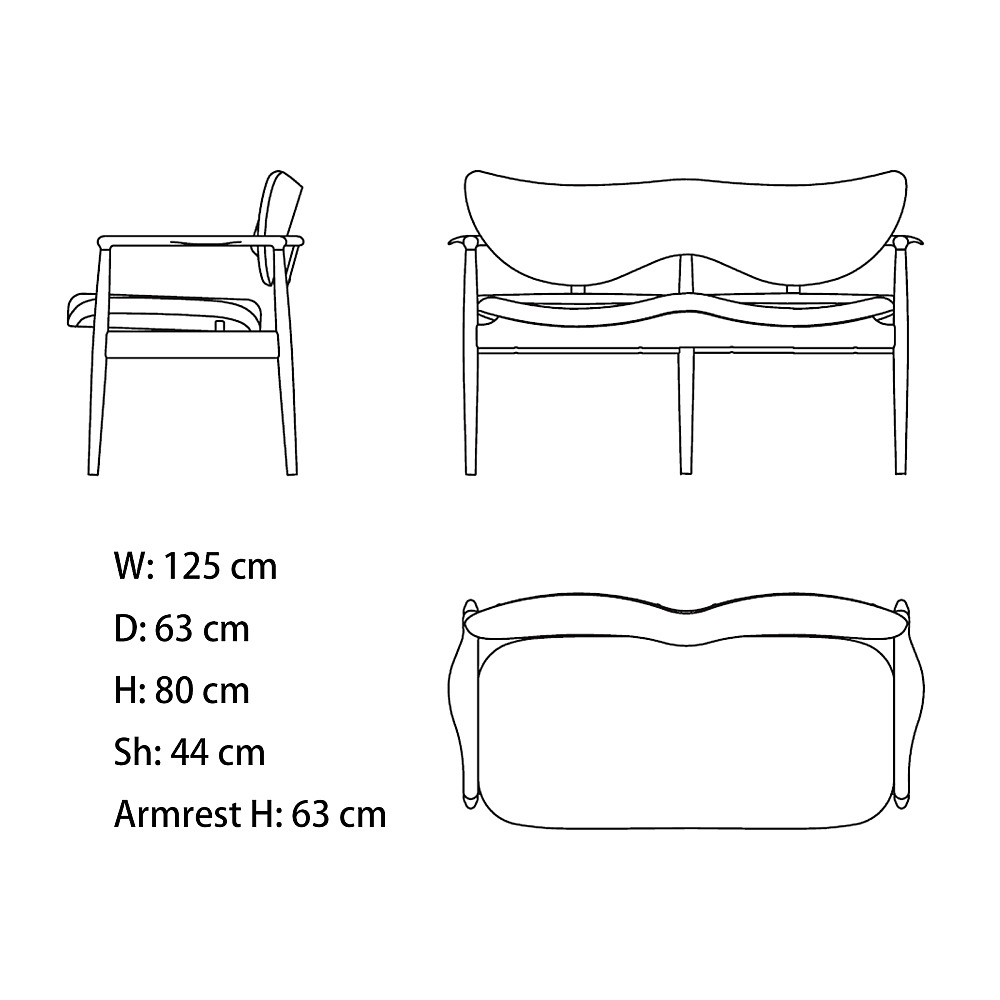 48 SOFA BENCH｜ハウス・オブ・フィンユール｜コンフォートQ｜阪急