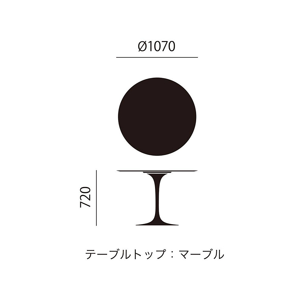 超美品■ヤコブセン　サーキュラー/ シルバーライン HPL ラウンドテーブル 楽天市場】CRCL 幅110cm 110丸テーブル 丸型 円形 円卓 天然大理石