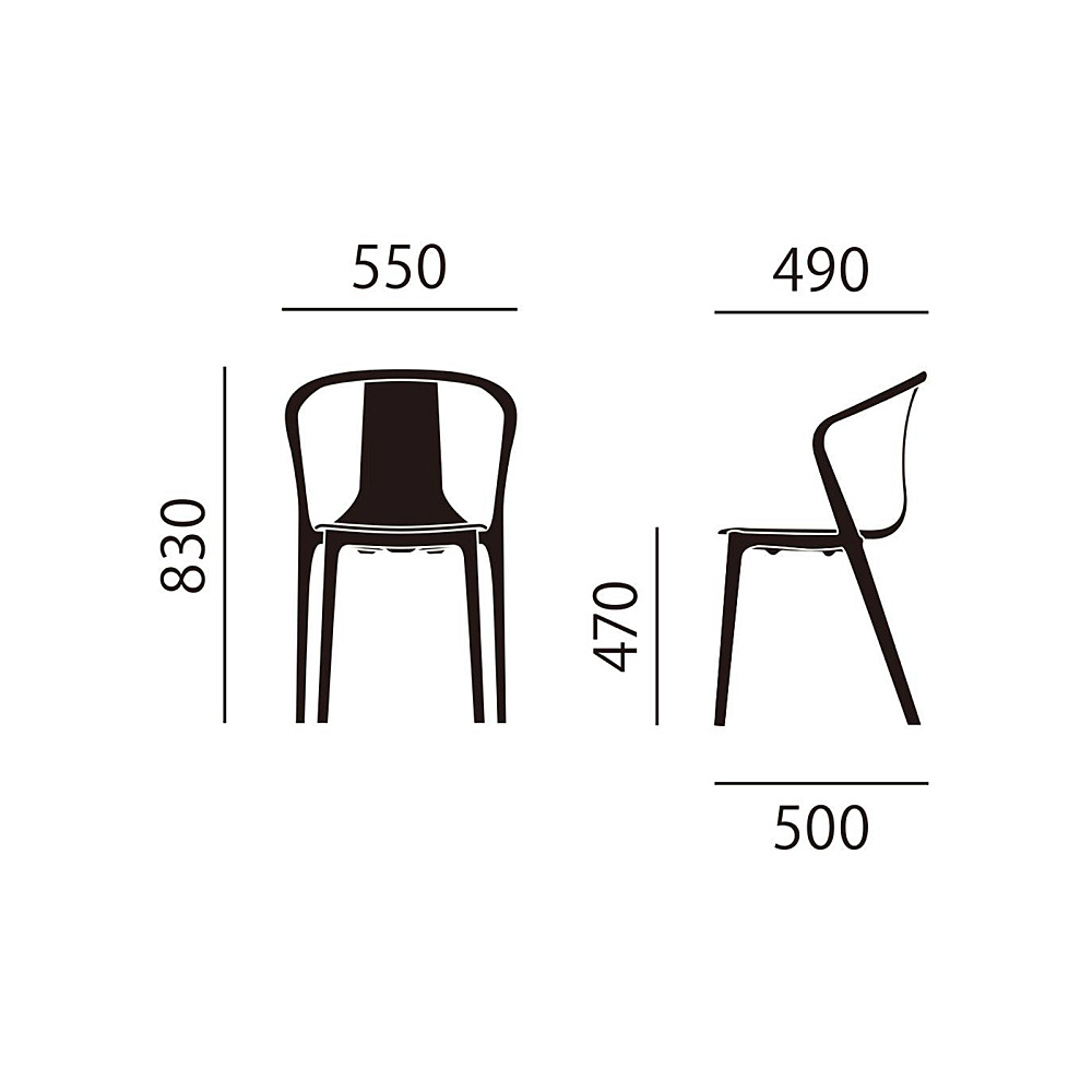 BELLEVILLE ARMCHAIR PLASTIC|ヴィトラ|コンフォートQ|阪急 BELLEVILLE ARMCHAIR PLASTIC|ヴィトラ|コンフォートQ|阪急