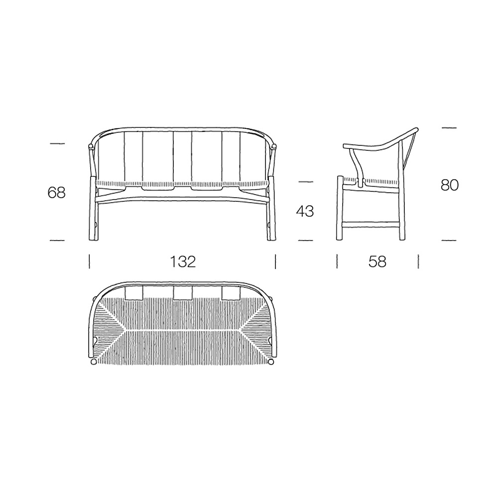 PP266 CHINESE BENCH｜PP モブラー｜コンフォートQ｜阪急百貨店の