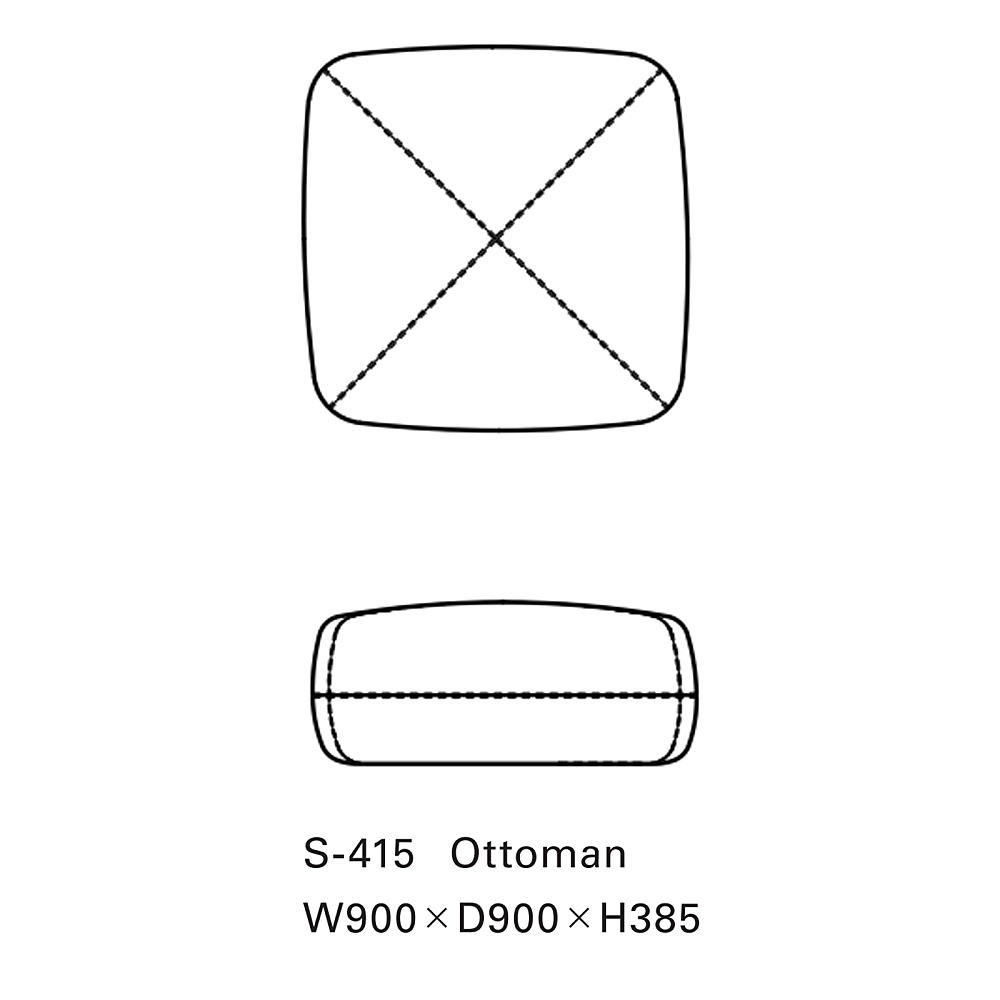 IWA OTTOMAN｜タイム アンド スタイル｜コンフォートQ｜阪急百貨店の