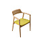 HIROSHIMA ARM CHAIR UPHOLSTERED SEAT / ヒロシマ アームチェア　張座 ( マルニ木工 / maruni )