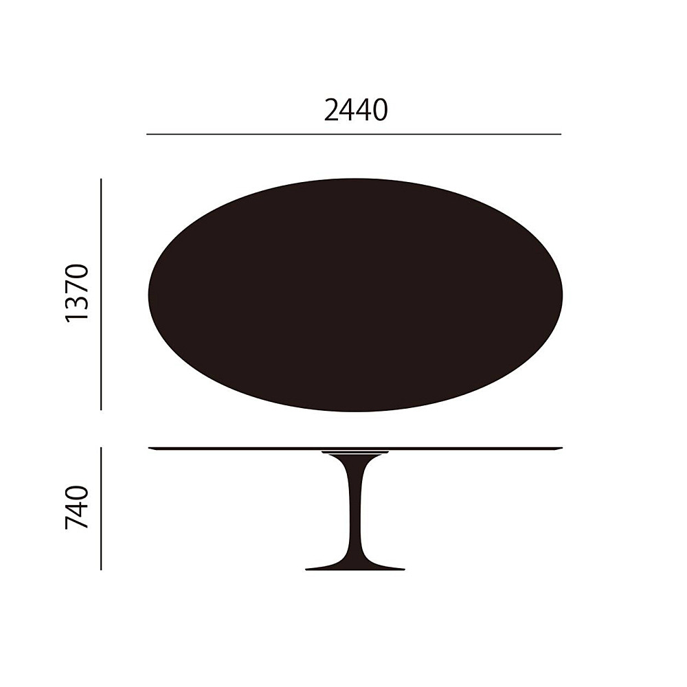 SAARINEN OVAL TABLES｜ノル｜コンフォートQ｜阪急百貨店のインテリア