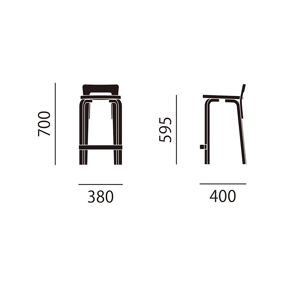 K65 HIGH CHAIR｜アルテック｜コンフォートQ｜阪急百貨店の
