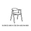 ARCA UPHOLSTERED SEAT / アルカ 張座 ( アルフレックス / arflex )