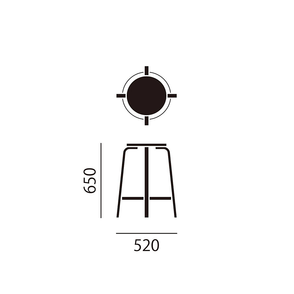 ひらぱ　バンブーパーティション Artekリプロダクト 64 BAR STOOL｜アルテック｜コンフォートQ｜阪急百貨店のインテリア