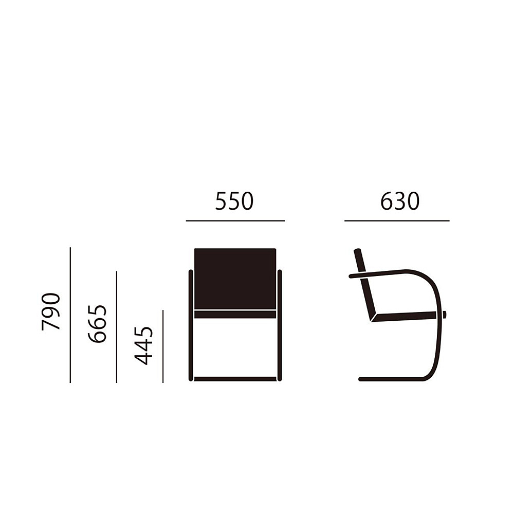 Knoll ノール　チューブラーチェア　① ダイニングチェア　モダン Knoll(ノル)TULIP ARMLESS CHAIR(チューリップ アームレスチェア