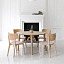 ROUNDISH CHAIR WOOD BACK/UPHOLSTERED SEAT / ラウンディッシュ チェア （背板・張座） ( マルニ木工 / maruni )