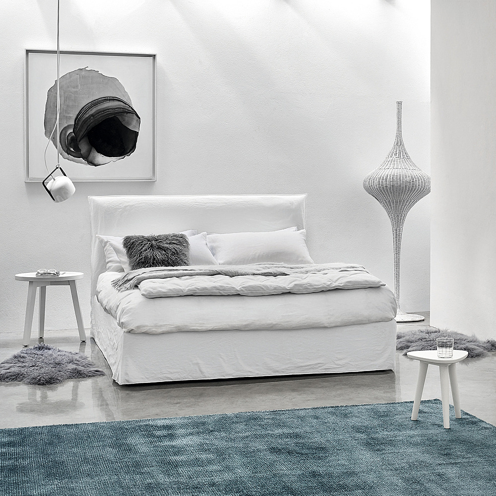 Gervasoni Ghost 80 ホワイト クイーンベッドフレーム GHOST 80 S/D/F/E/G/X/QUEEN/KING｜ジェルバゾーニ｜コンフォートQ