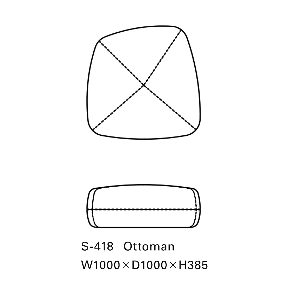 IWA OTTOMAN｜タイム アンド スタイル｜コンフォートQ｜阪急百貨店の