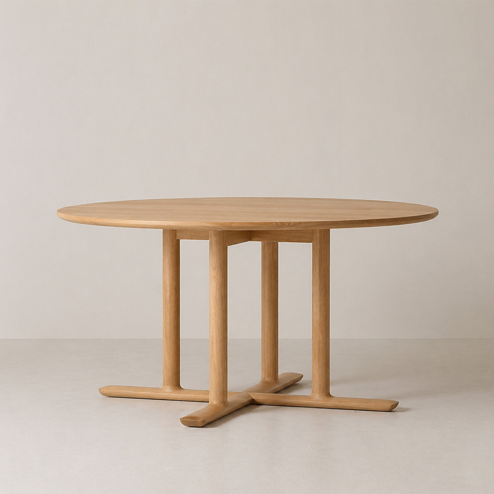 CHORUS DINING TABLE ROUND｜日進木工｜コンフォートQ｜阪急百貨店の