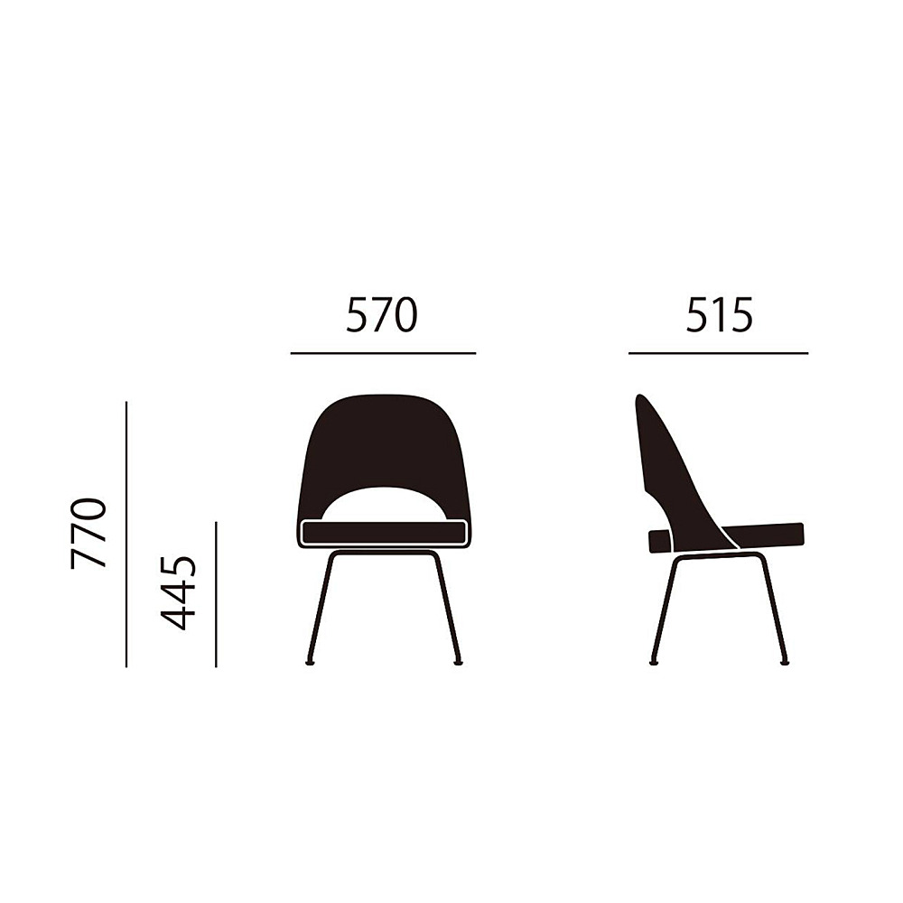 SAARINEN CONFERENCE CHAIRS ARMLESS｜ノル｜コンフォートQ｜阪急