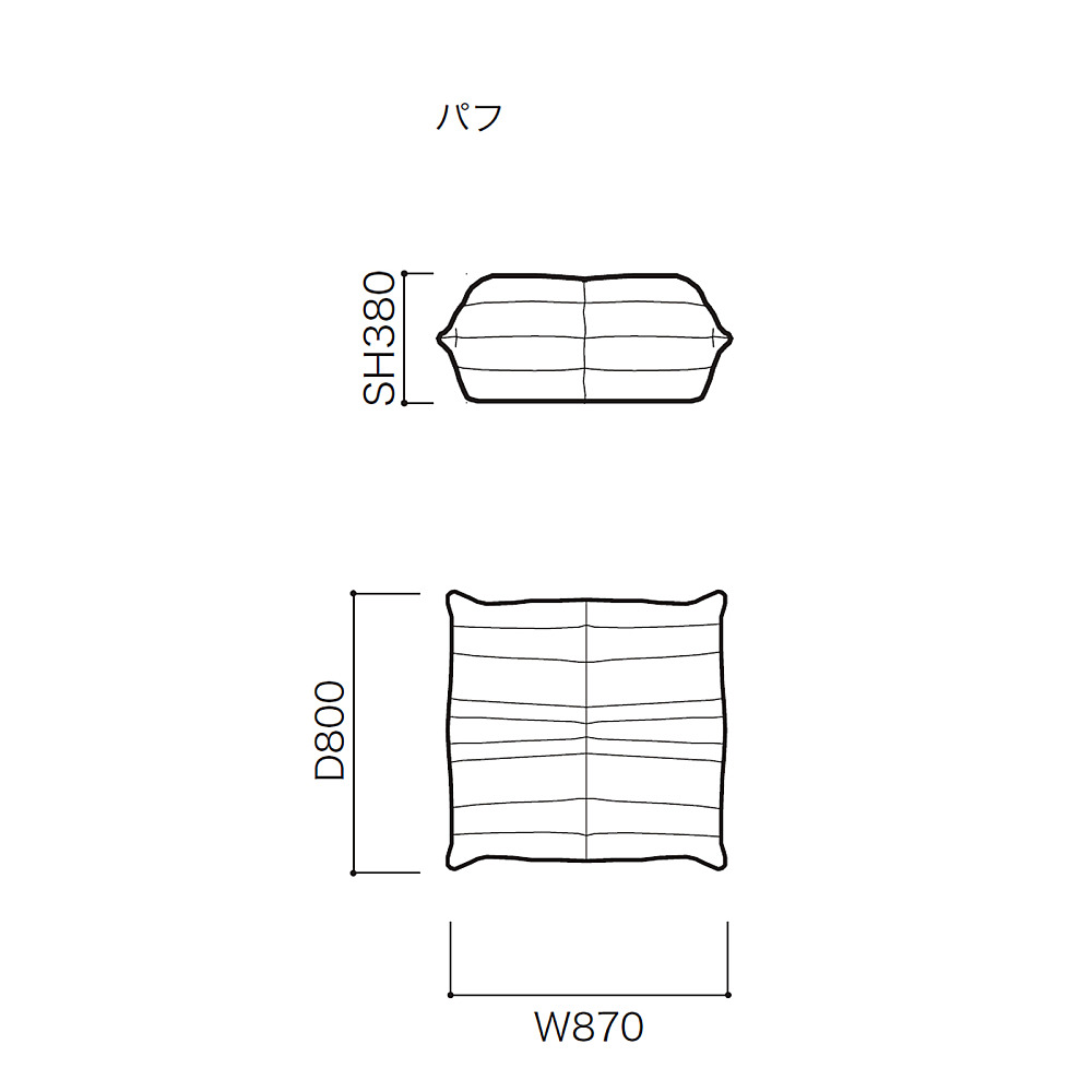 ROSETTOGO POUF｜リーン・ロゼ｜コンフォートQ｜阪急百貨店の