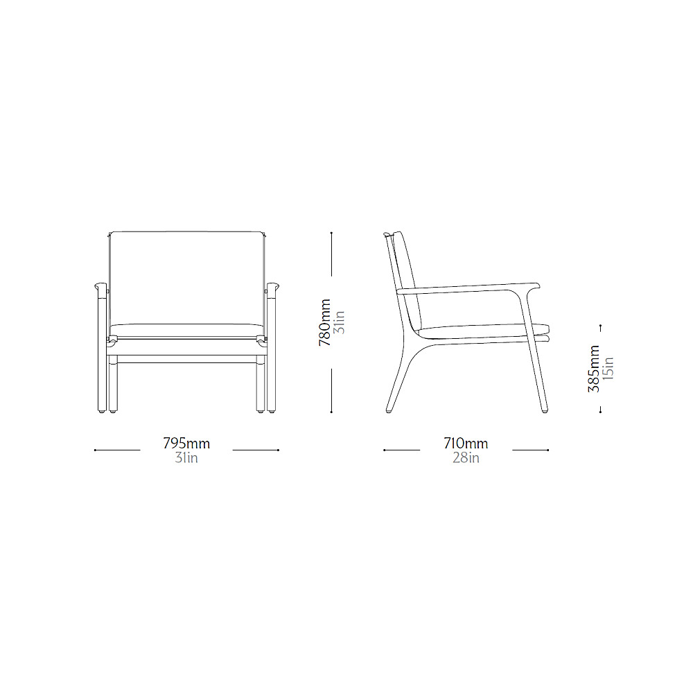 REN LOUNGE CHAIR LARGE｜ステラワークス｜コンフォートQ｜阪急百貨店