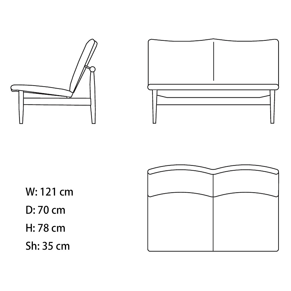 JAPAN SOFA 2 SEATER｜ハウス・オブ・フィンユール｜コンフォートQ