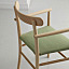 LIGHTWOOD ARMCHAIR UPHOLSTERED SEAT / ライトウッド アームチェア ( マルニ木工 / maruni )