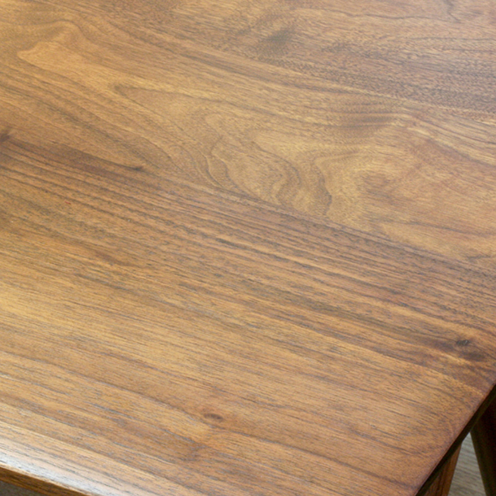 起立木工 RADIUS Dテーブル220WN ラディウス セラウッド塗装仕上げ 無垢材『木部：WN（ブラックウォルナット）』『幅：220cm』 RADIUS TABLE｜起立木工｜コンフォートQ｜阪急百貨店のインテリアショップ