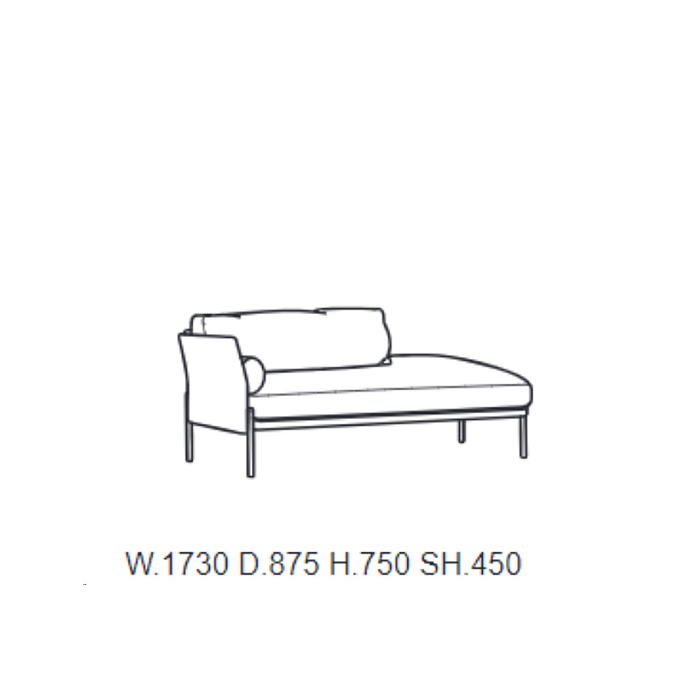 BOURG BOLSTER HALF-ARM COUCH|アルフレックス|コンフォートQ BOURG BOLSTER HALF-ARM COUCH|アルフレックス|コンフォートQ