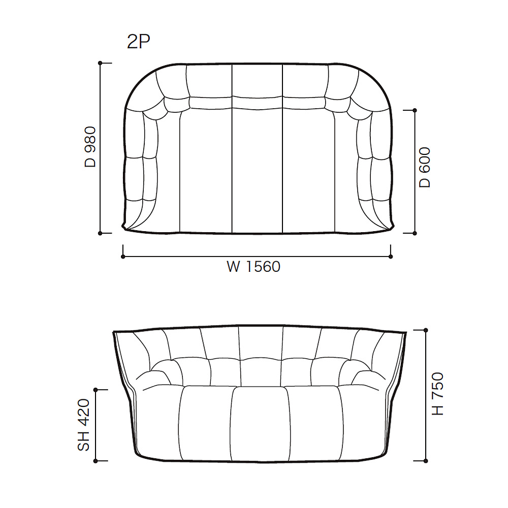 ROSETBRIGANTIN 2SEATER｜リーン・ロゼ｜コンフォートQ｜阪急百貨店の