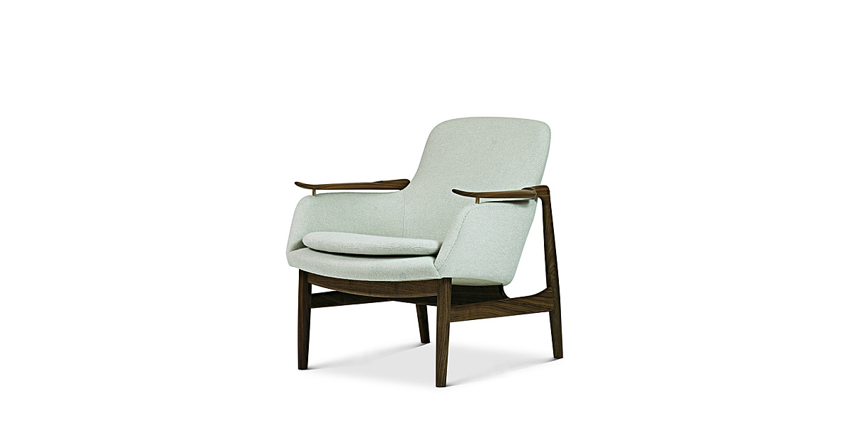 Finn Juhlフィンユール No.53チェア ポスター 木製フレーム付き 53 CHAIR（ラウンジチェア） HOUSE OF FINN JUHL（ハウス・オブ