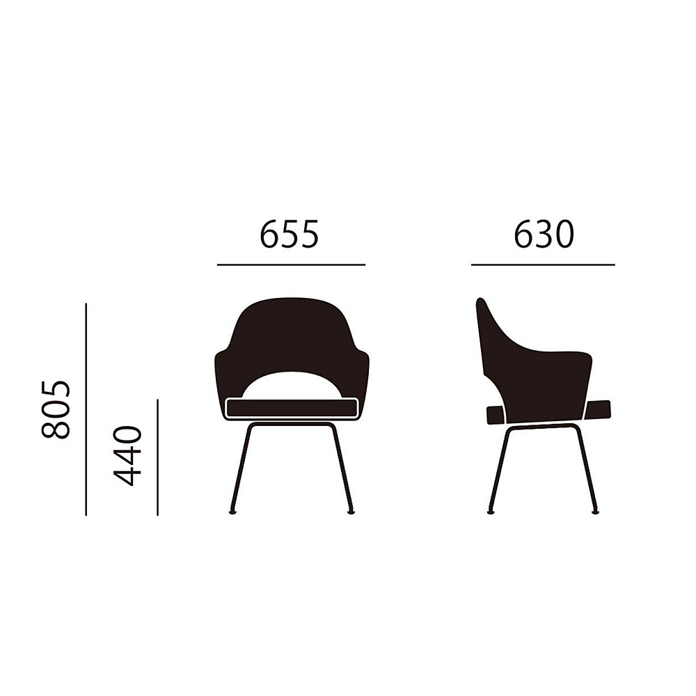 SAARINEN CONFERENCE CHAIRS WITH ARM｜ノル｜コンフォートQ｜阪急