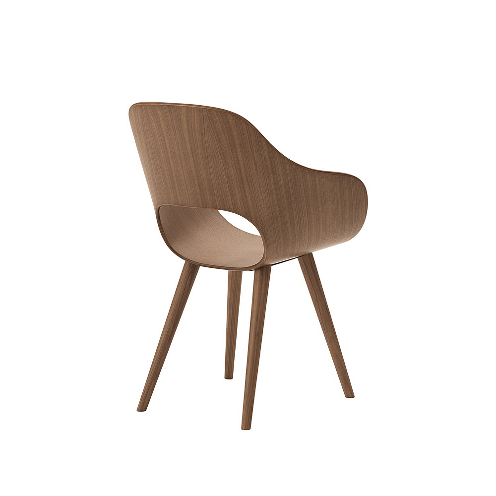 ROUNDISH ARM CHAIR WOODEN SEAT|マルニ木工|コンフォートQ ROUNDISH ARM CHAIR WOODEN SEAT|マルニ木工|コンフォートQ