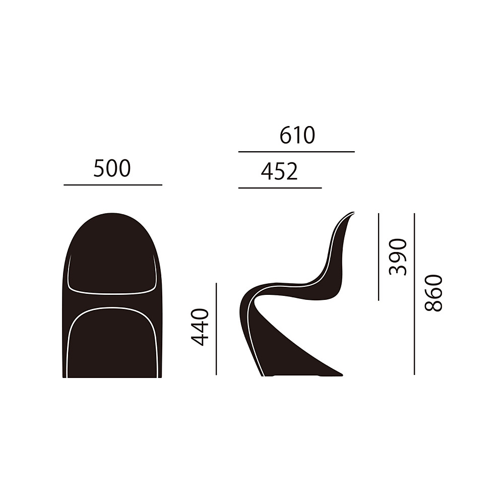 PANTON CHAIR|ヴィトラ|コンフォートQ|阪急百貨店の PANTON CHAIR|ヴィトラ|コンフォートQ|阪急百貨店の