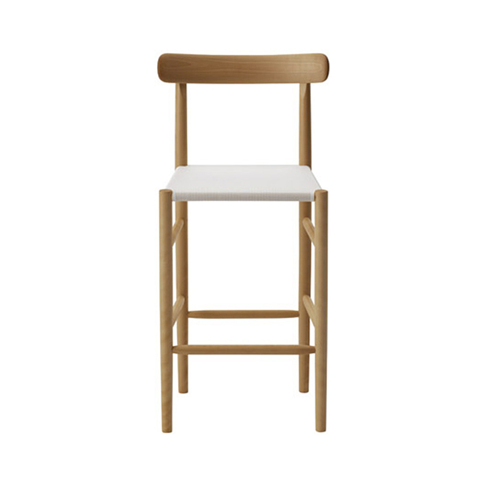 光製作所　SEAM BAR-STOOL WOODY / シームバースツール LIGHTWOOD BAR STOOL MID/HIGH MESH SEAT｜マルニ木工｜コンフォートQ
