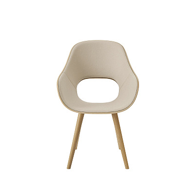ROUNDISH ARM CHAIR UPHOLSTERED SEAT / ラウンディッシュ アームチェア （張座） ( マルニ木工 / maruni )