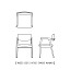 KOTI ARMCHAIR UPHOLSTERED / コティ　アームチェア ( 冨士ファニチア / FUJI FURNITURE )