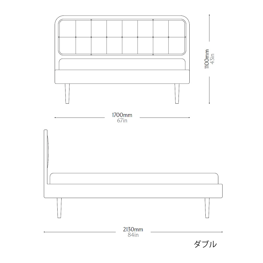 DAWN BED｜ステラワークス｜コンフォートQ｜阪急百貨店のインテリア