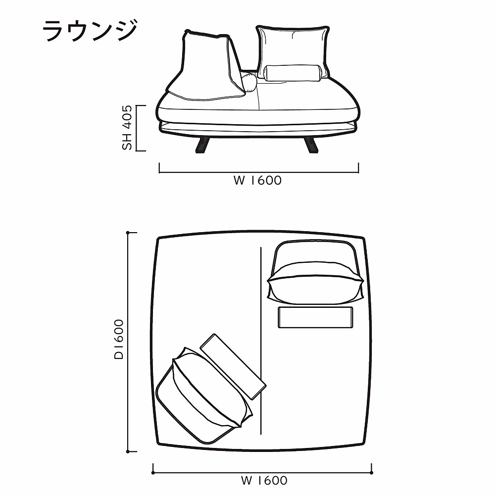 ROSETPRADO｜リーン・ロゼ｜コンフォートQ｜阪急百貨店のインテリア