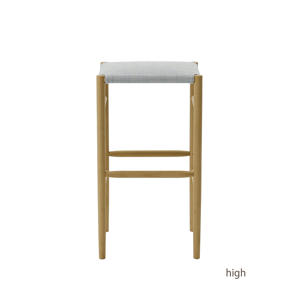 LIGHTWOOD STOOL LOW/MID/HIGH UPHOLSTERED SEAT｜マルニ木工