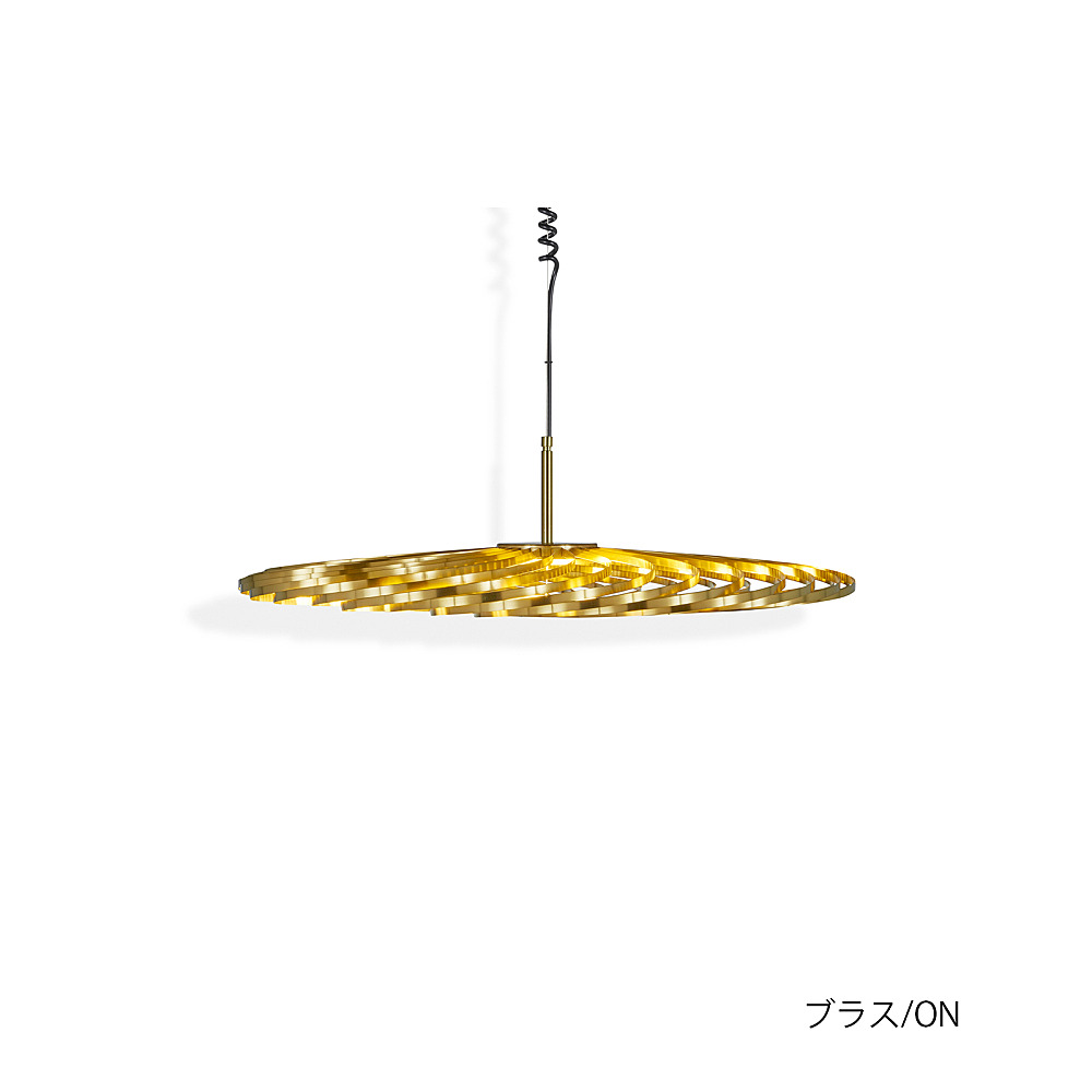 トムディクソン スプリングペンダントライト ミディアム ブラス 展示品 極美品 SPRING SMALL PENDANT｜トム・ディクソン｜コンフォートQ｜阪急百貨店