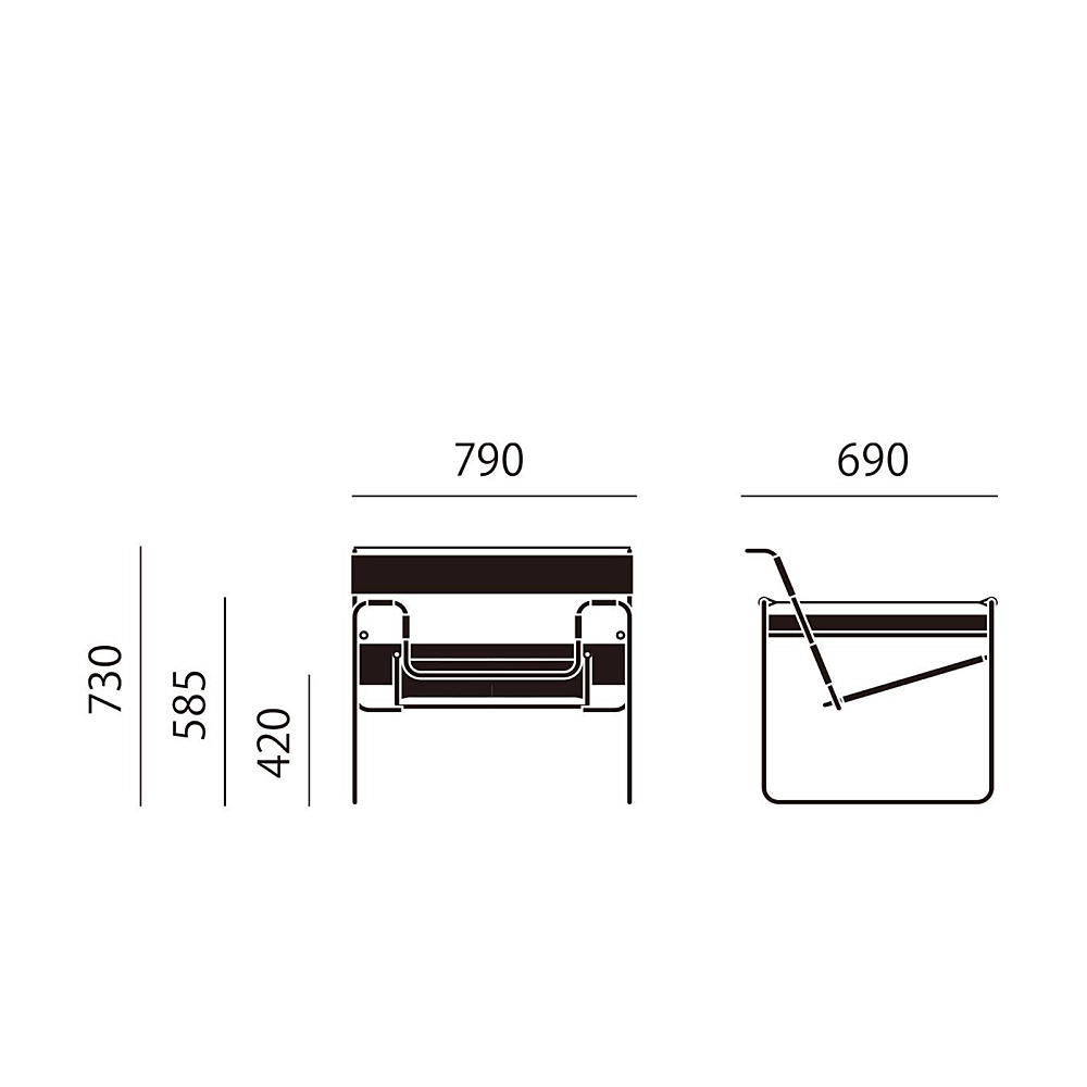 WASSILY LOUNGE CHAIR｜ノル｜コンフォートQ｜阪急百貨店のインテリア