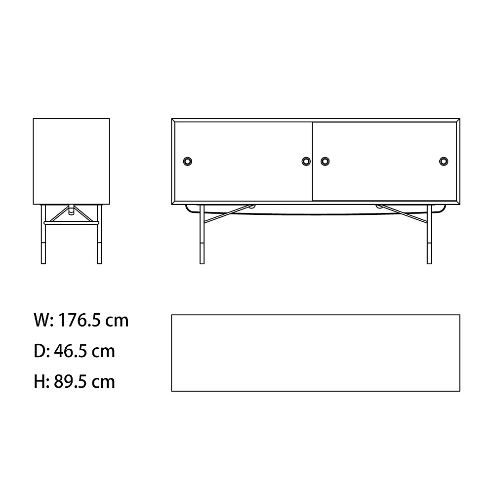 SIDEBOARD WITHOUT TRAY UNIT｜ハウス・オブ・フィンユール