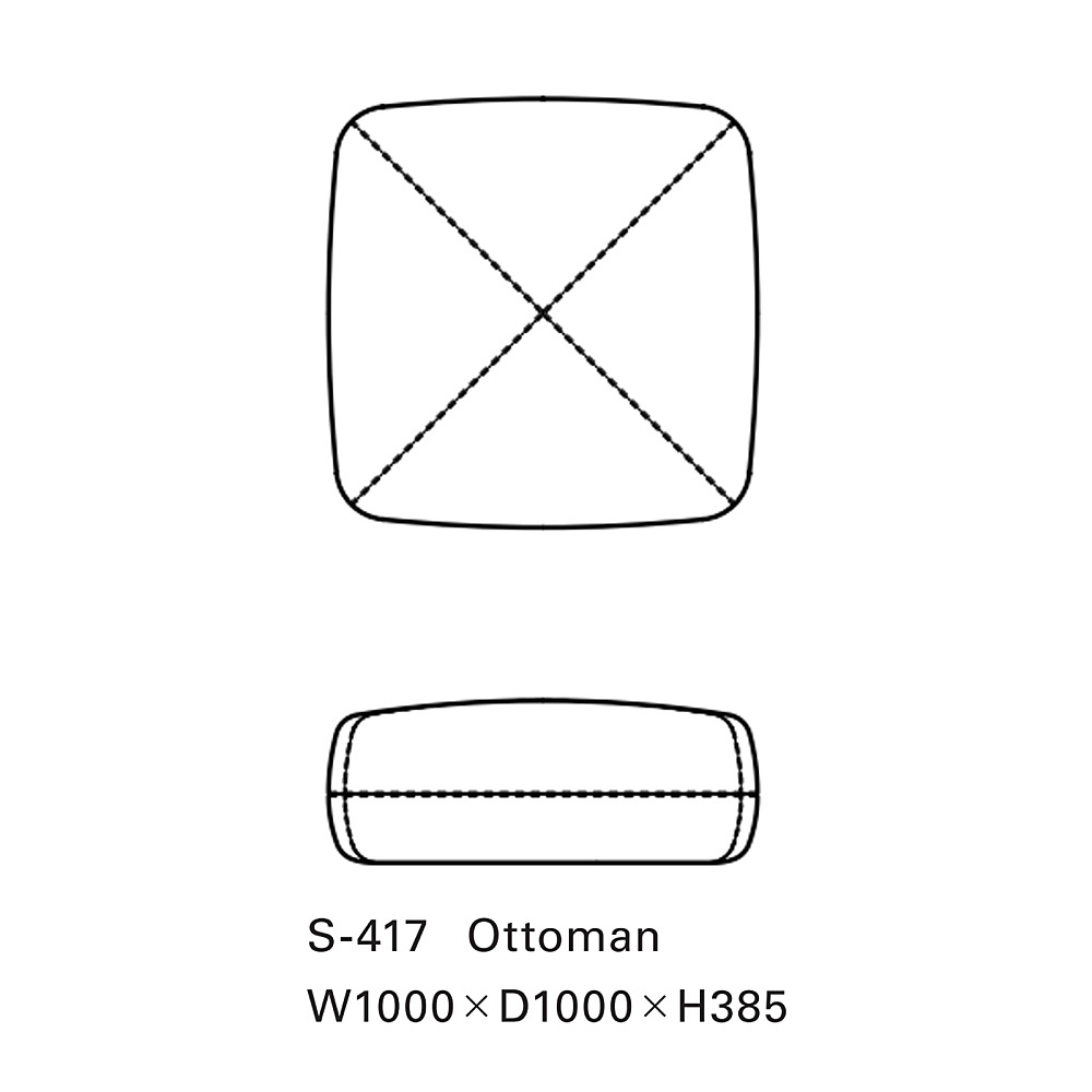 IWA OTTOMAN｜タイム アンド スタイル｜コンフォートQ｜阪急百貨店の