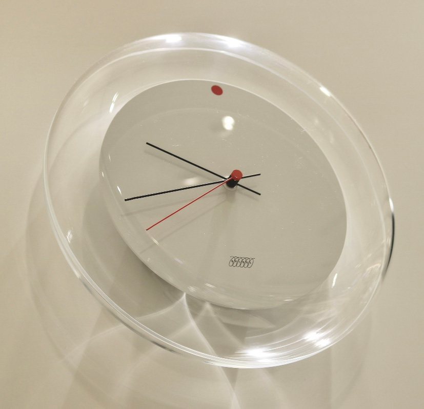 倉俣史朗_shirokuramata_#2081-3ウォールクロック_ #2081-3wallclock 壁掛け時計_wallclock_#2081-3_ AXISビル_SPIRAL_スパイラル_風船_balloon ポストモダン_postmodern_モダンデザイン_moderndesign_メンフィス 倉俣デザインを飾る_阪急うめだ本店