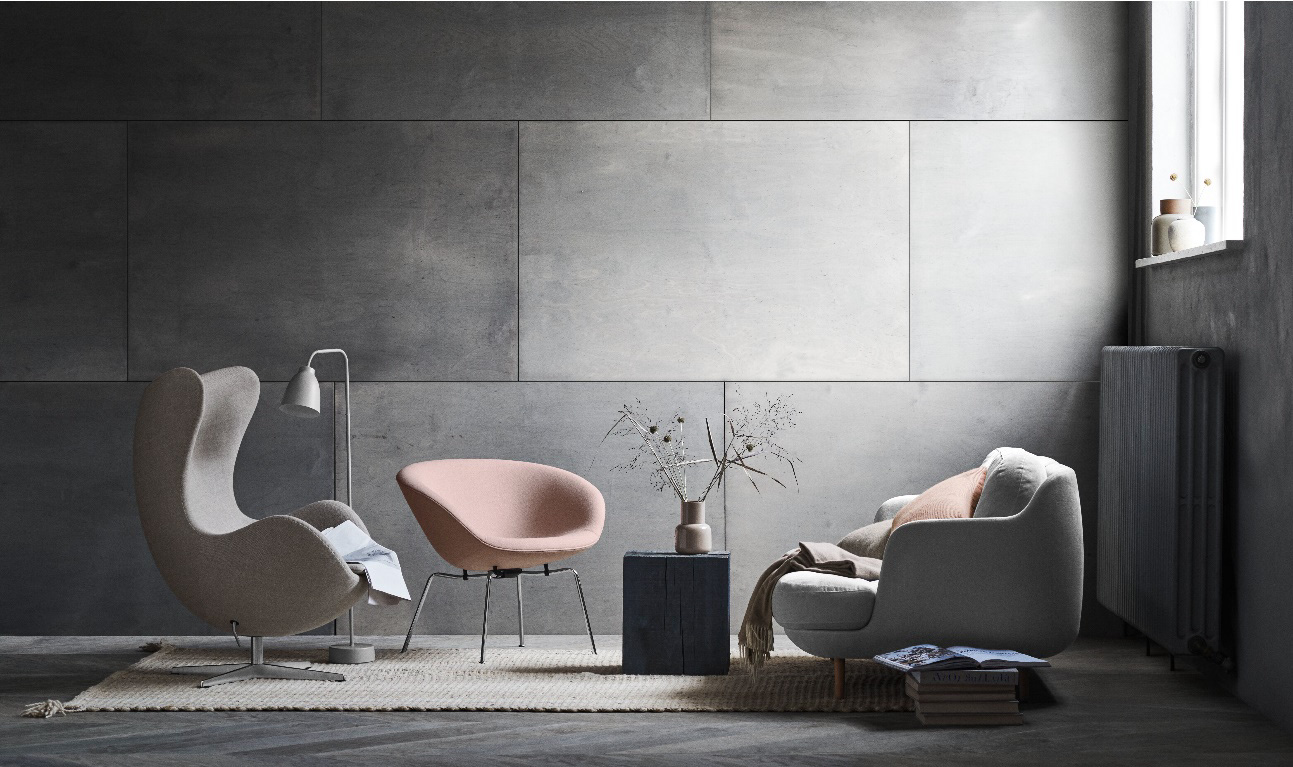 フリッツハンセン_fritzhansen_デンマーク_デンマークブランド　アルネヤコブセン_arnejacobsen　北欧家具_nordicfurniture_エッグチェア_スワンチェア