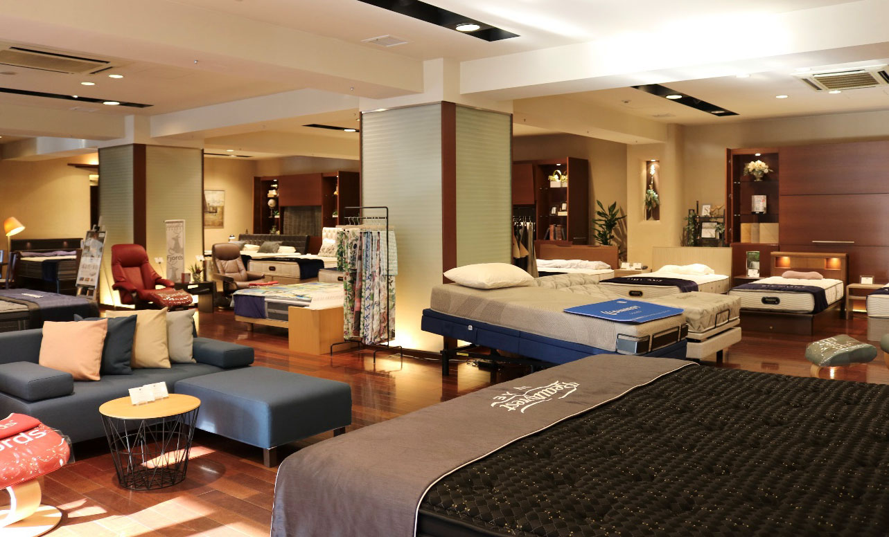 ■EM489IB/モデルルーム展示品/シモンズ/ゴールデンバリュープレミアム/ワイドダブルサイズベッド 福岡シモンズギャラリービューティレスト100th電動モデルキャンペーン